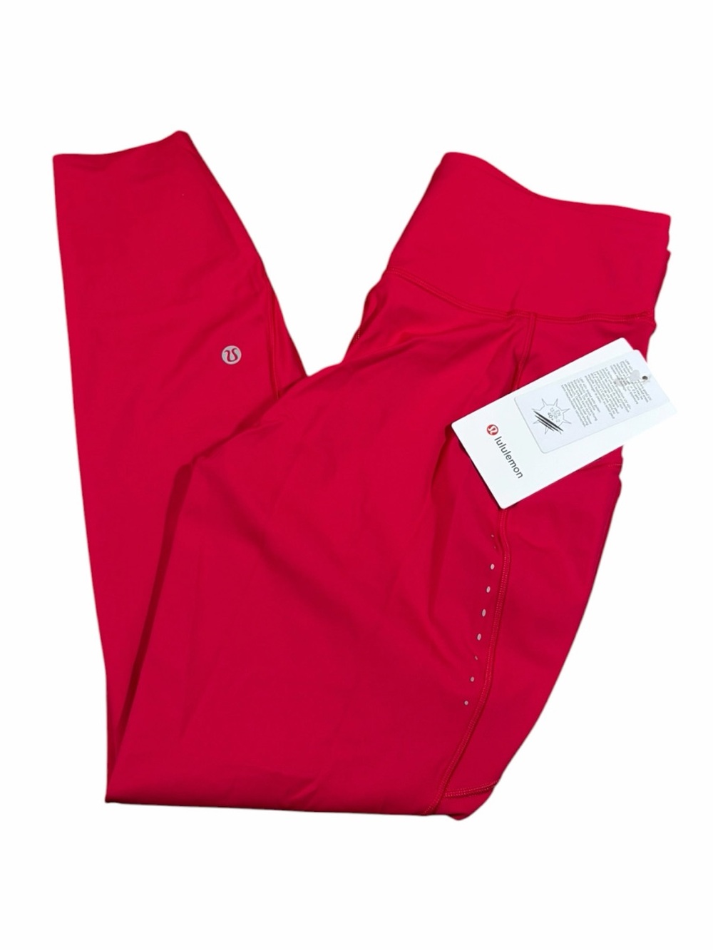 NWT Lululemon Fast and Free High-Rise Tight 25” Pockets (Mulberry Spark) Size 12